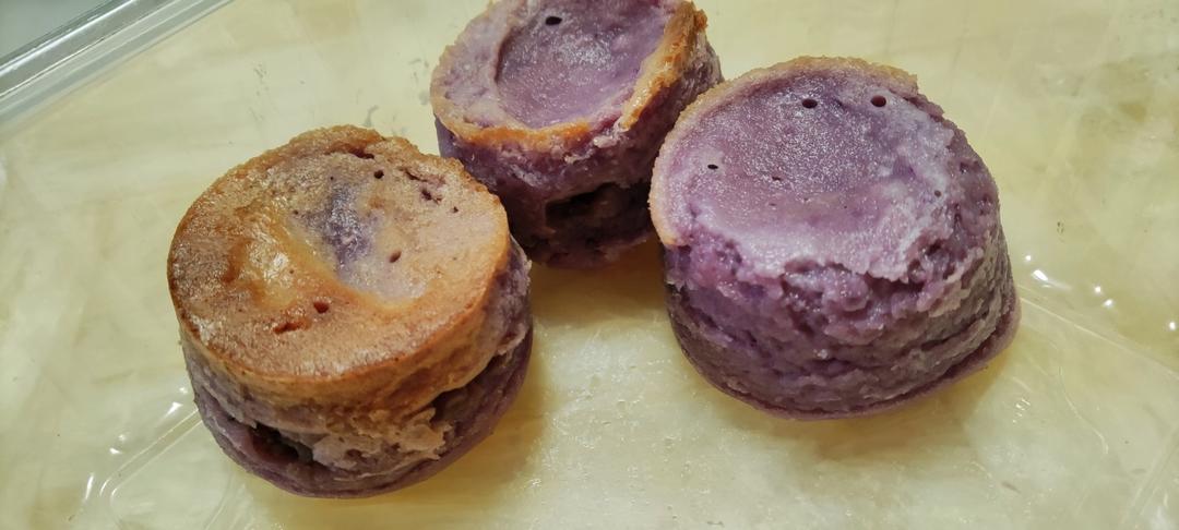 紫薯版网红粑粑糕‼️巨简单‼️一次成功