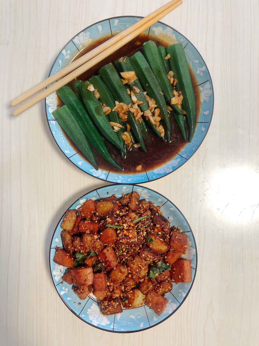 烧烤风味的土豆小香肠