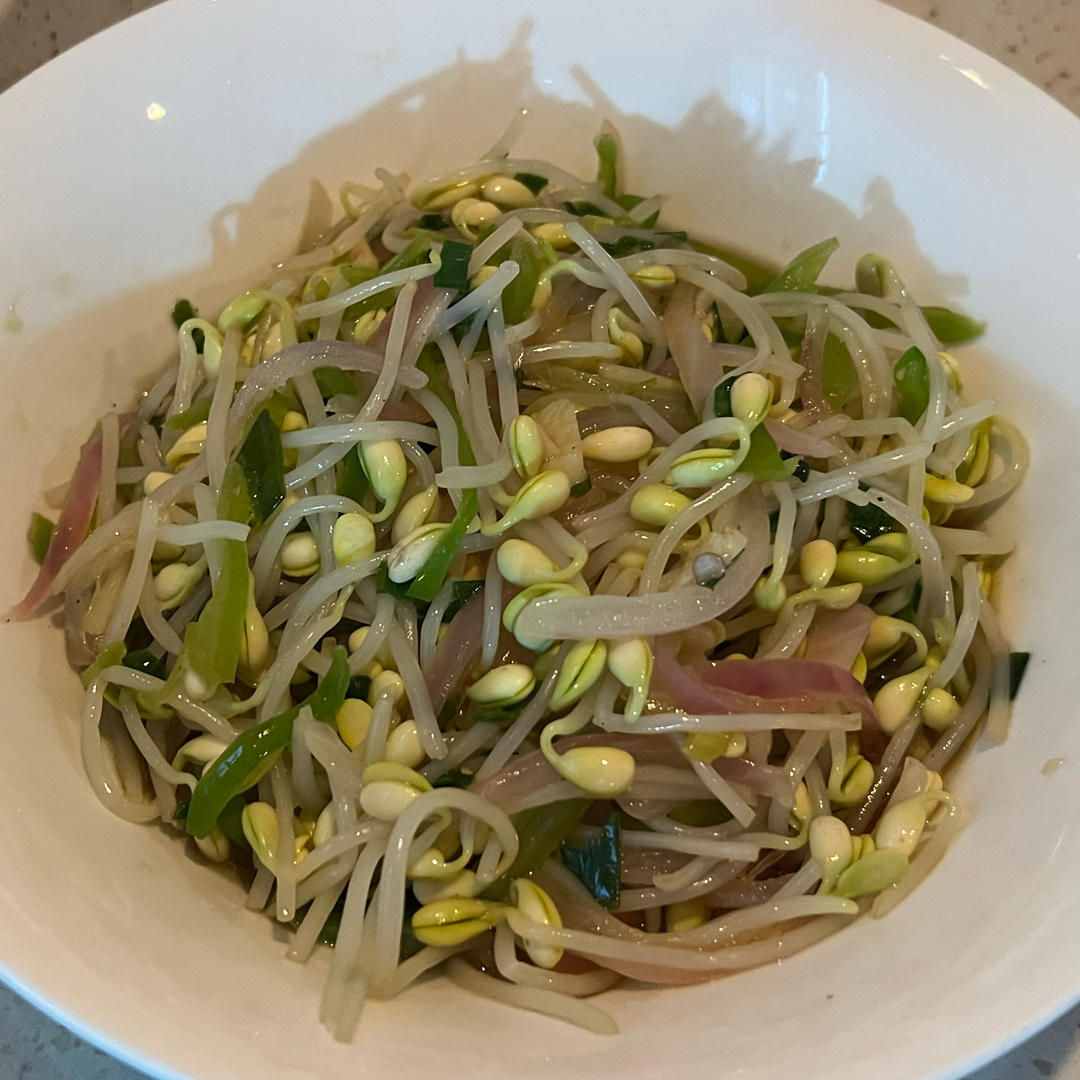 超爽口美味凉拌黄豆芽