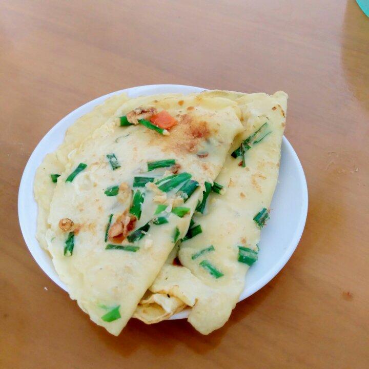 葱花鸡蛋饼