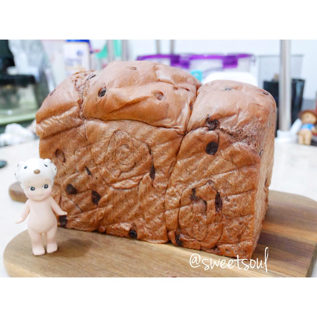 奶油巧克力吐司