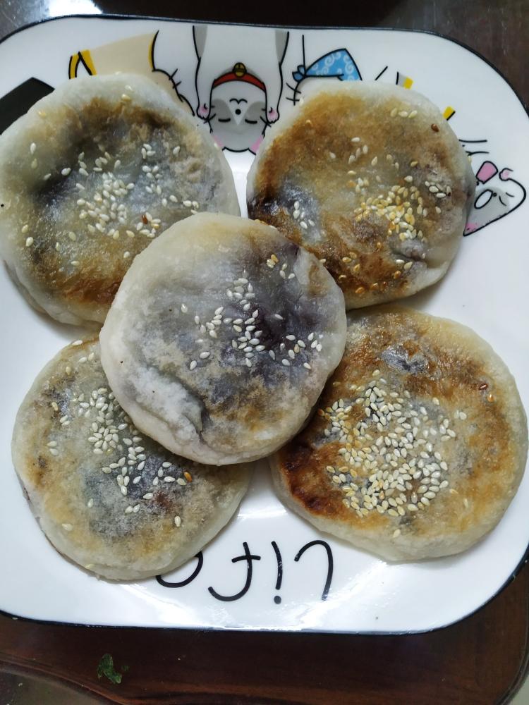 糯米豆沙饼的做法