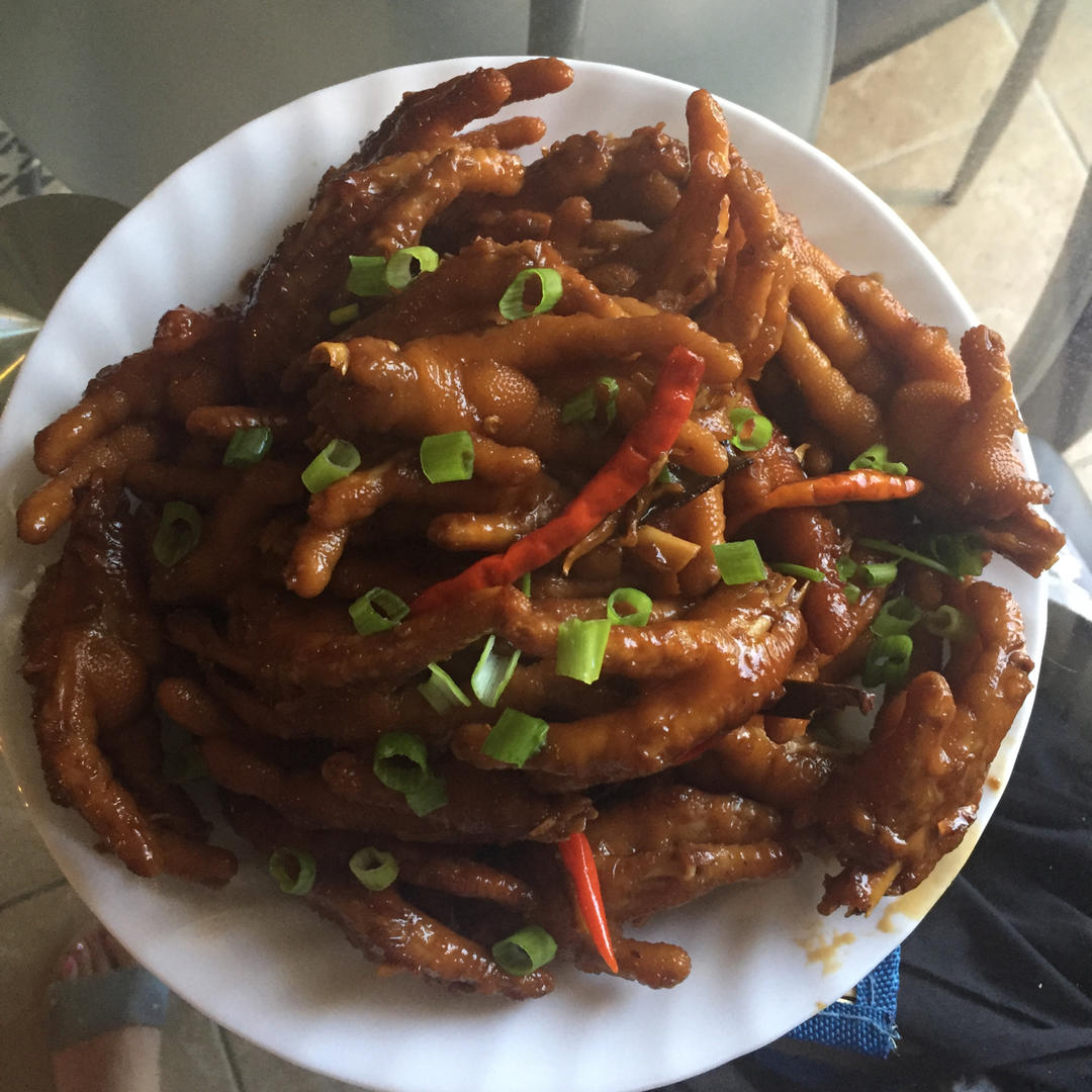 香辣烧鸡爪