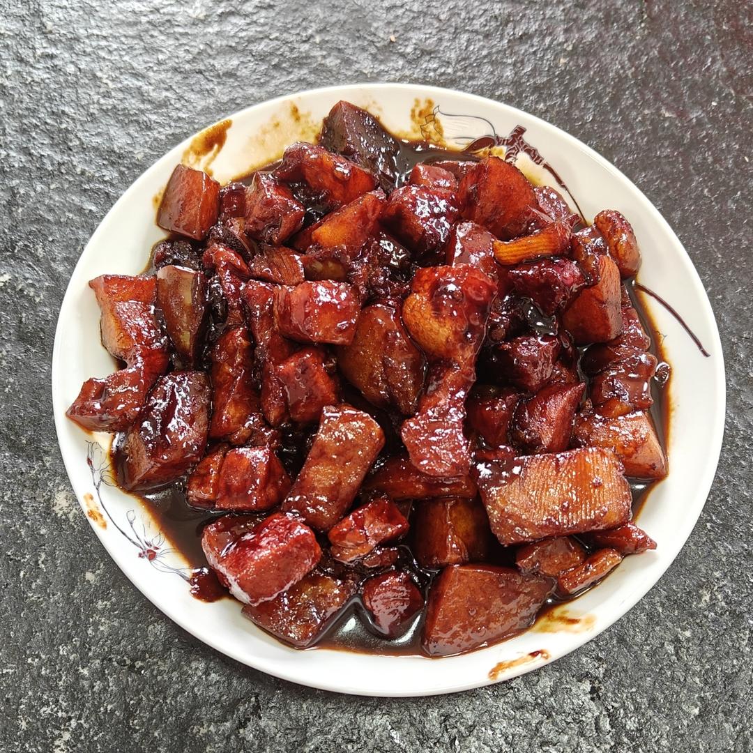 不硬不柴、果味红烧肉