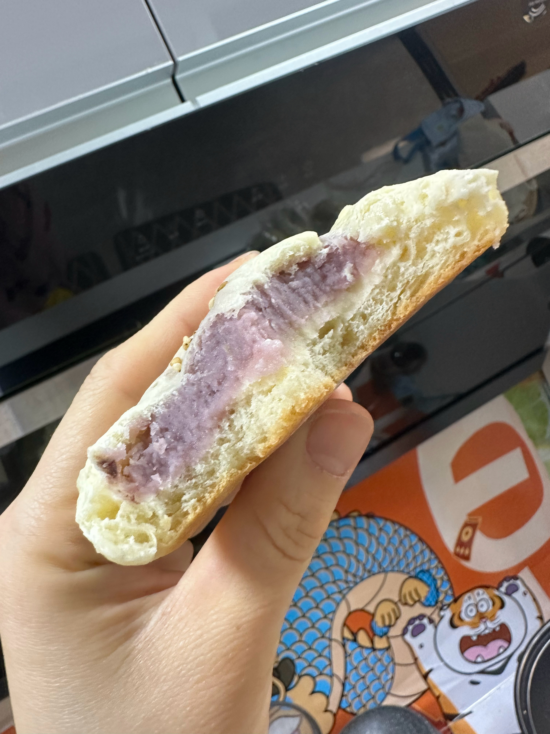 日式紫薯芋泥面包