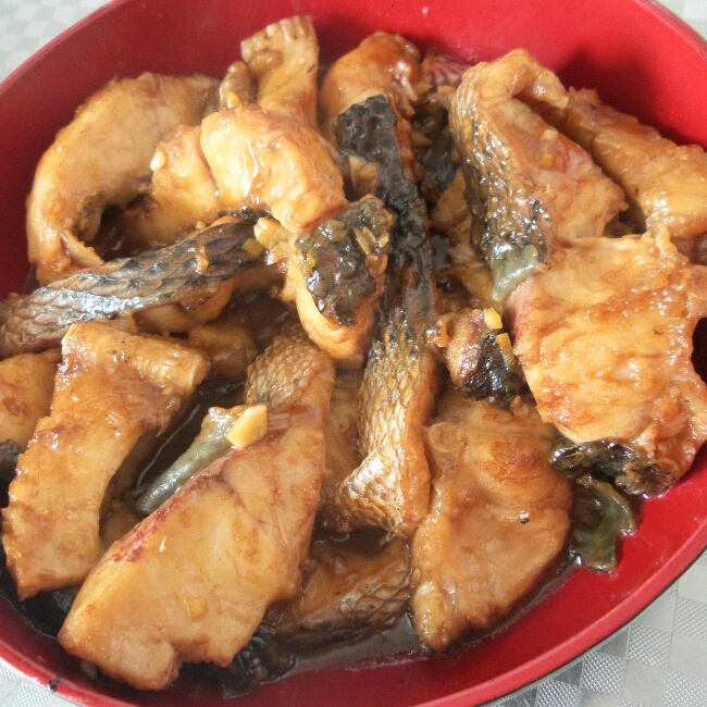 红烧鱼块