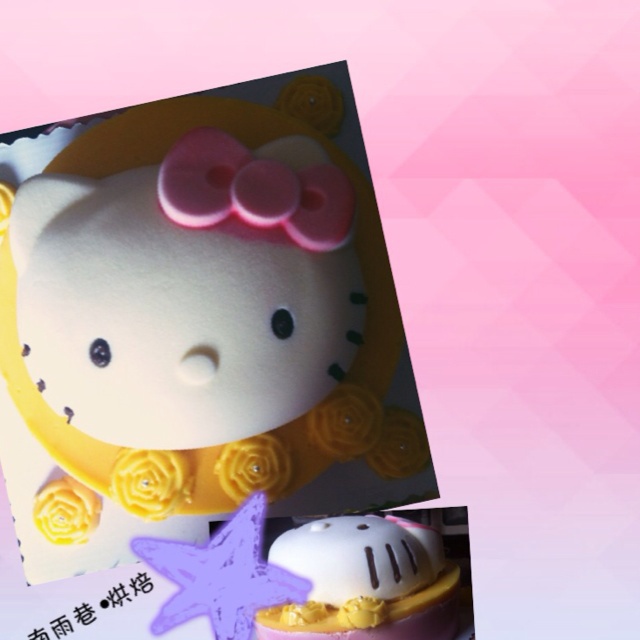 酸奶慕斯HelloKitty蛋糕