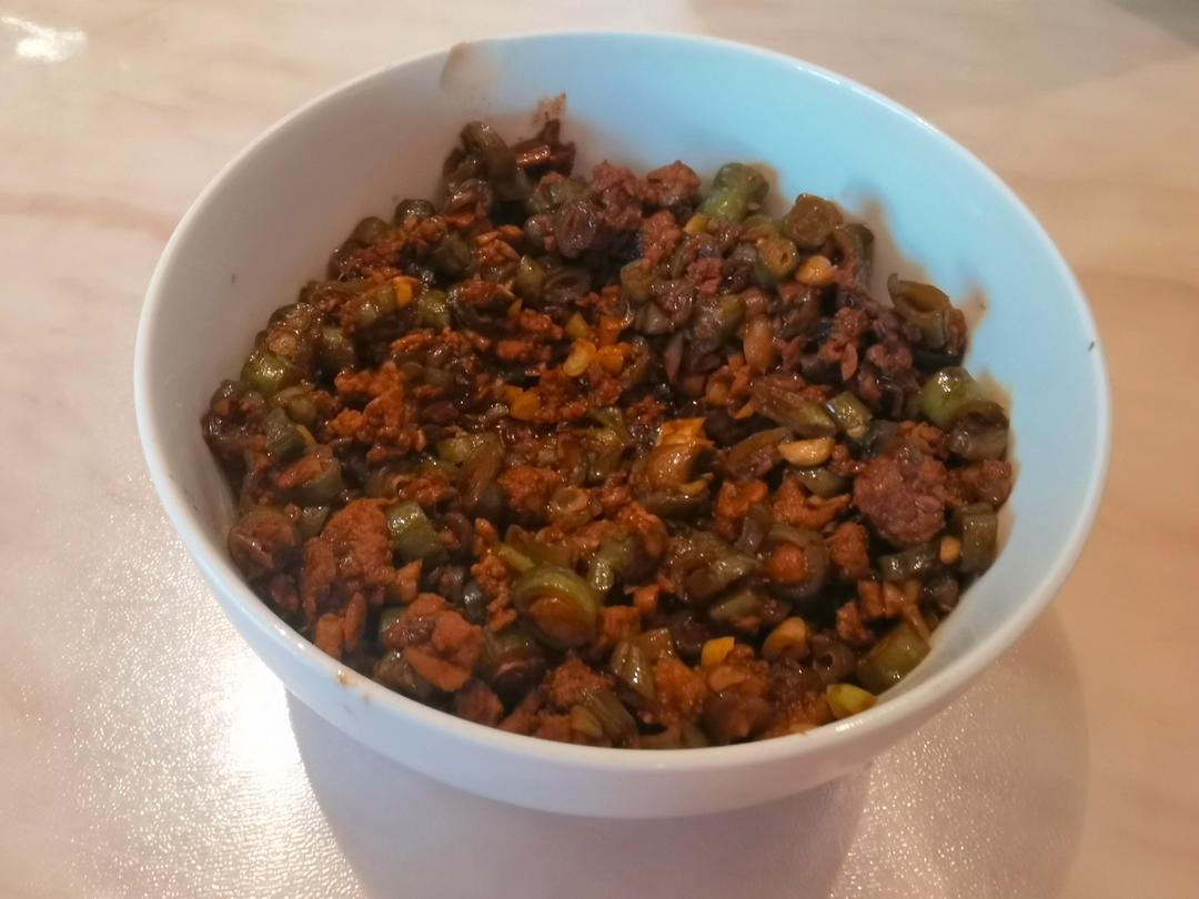 肉末豆角打卤面