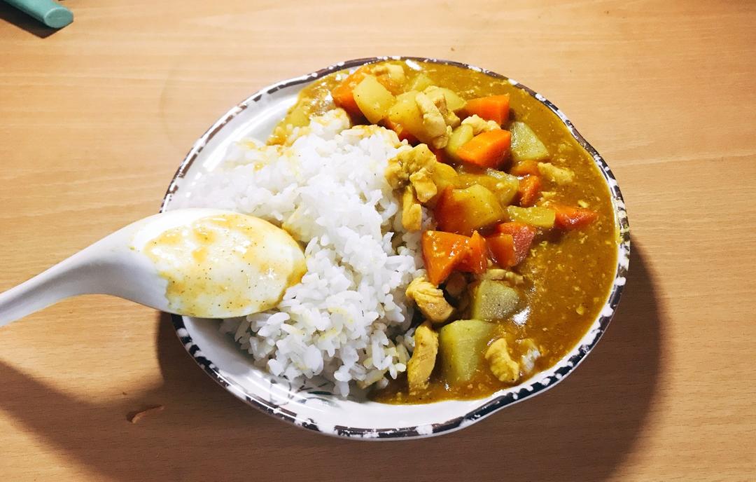 【电饭煲咖喱饭√】寝室学生福音☆ 超简单超好次♪！