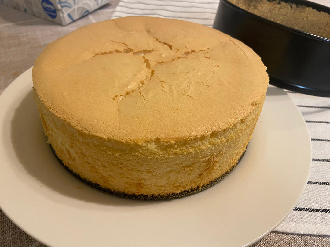 超柔软6寸戚风蛋糕(附8寸配方)零失败 超详细‼️含操作视频