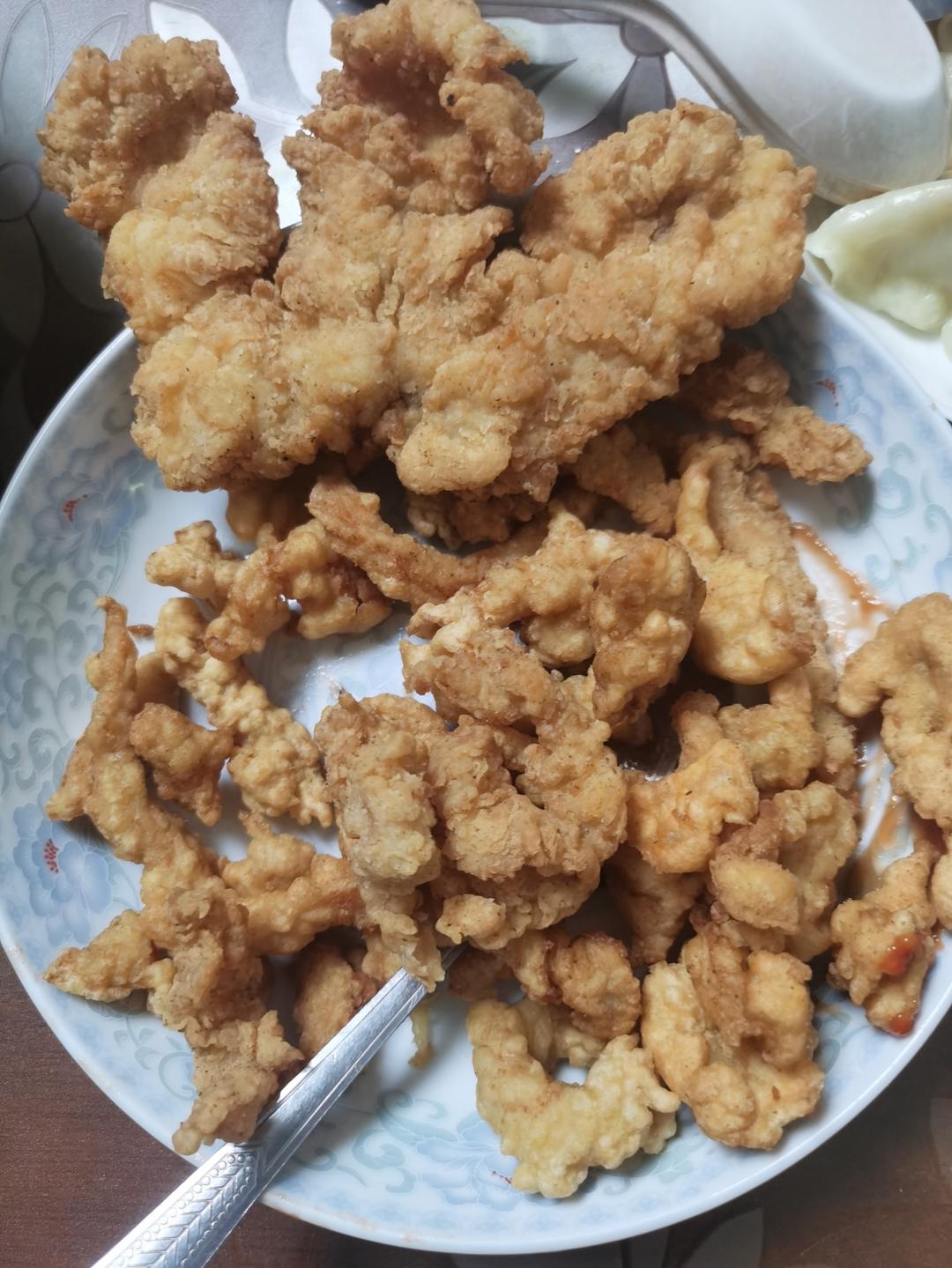 嫩而不柴的鸡胸肉炸鸡块