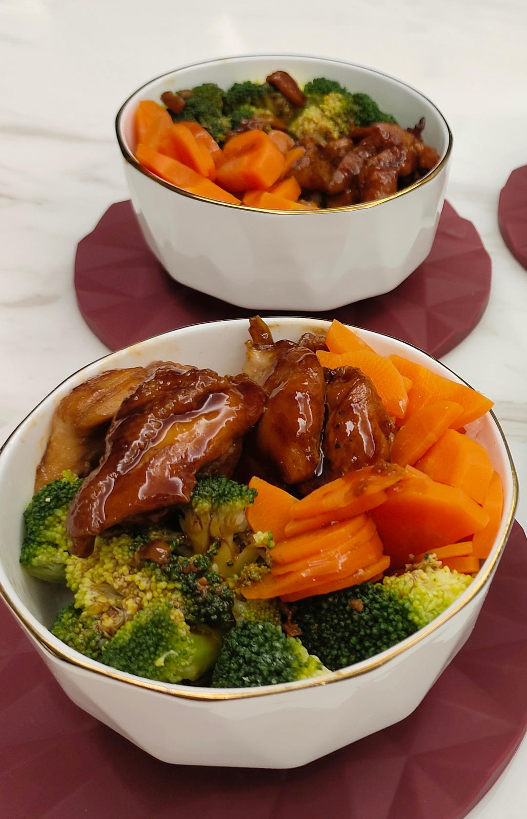 不放一滴油的照烧鸡腿饭