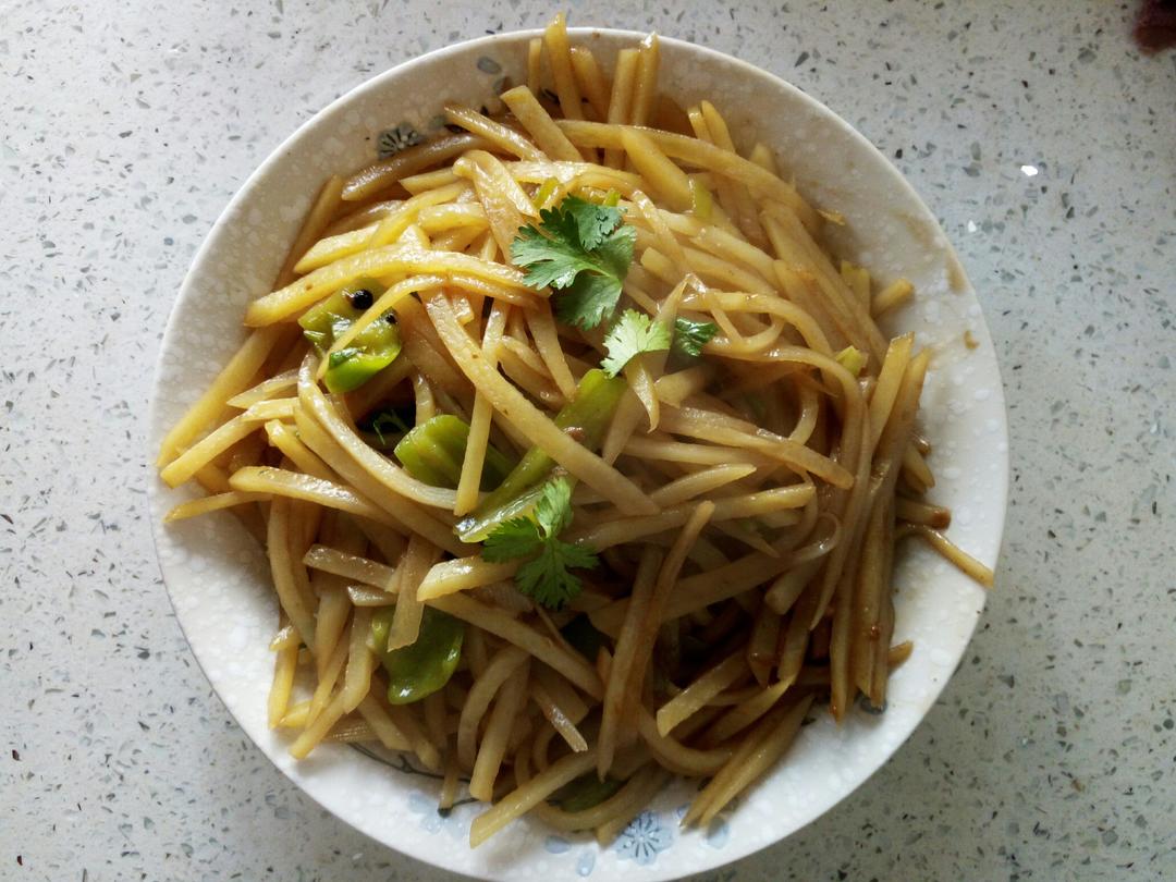 下饭土豆丝(豆瓣酱版)的做法