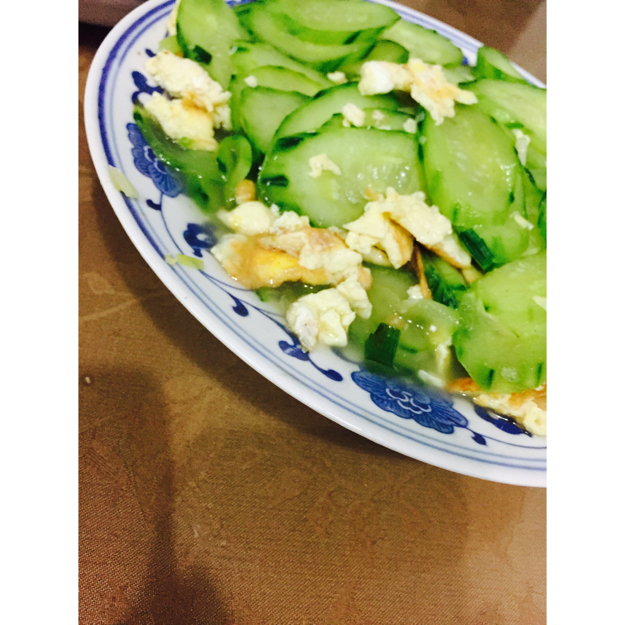 黄瓜炒蛋