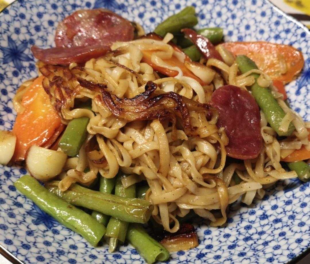家庭版豆角焖面