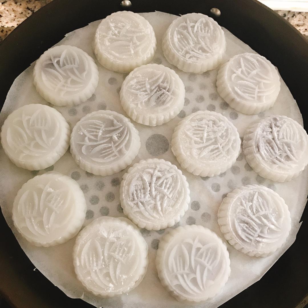 红豆沙水晶饼