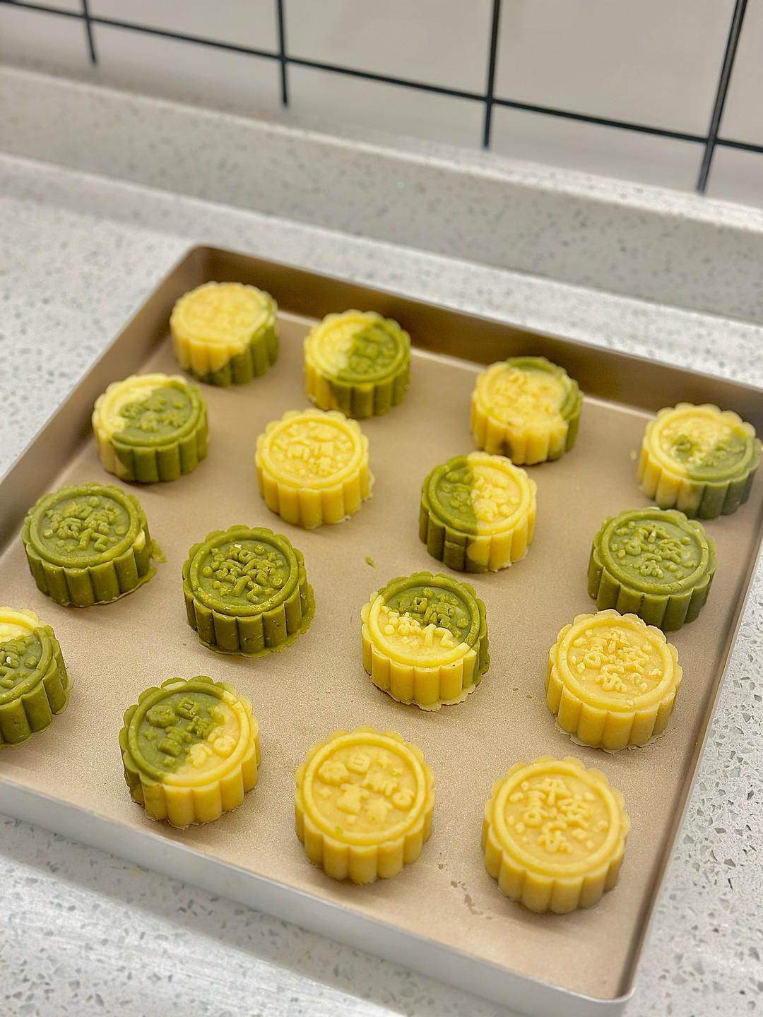 超简单零失败绿豆糕👩🏻‍🍳