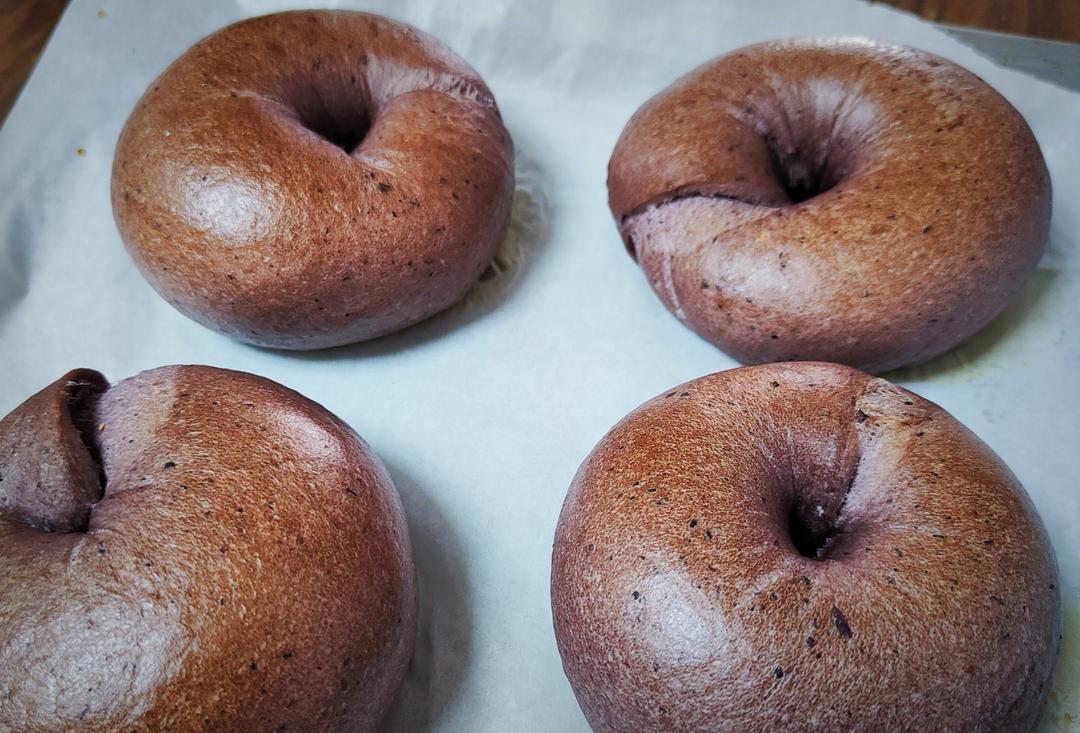 蓝莓乳酪贝果🥯越嚼越香🔥这个配方绝了