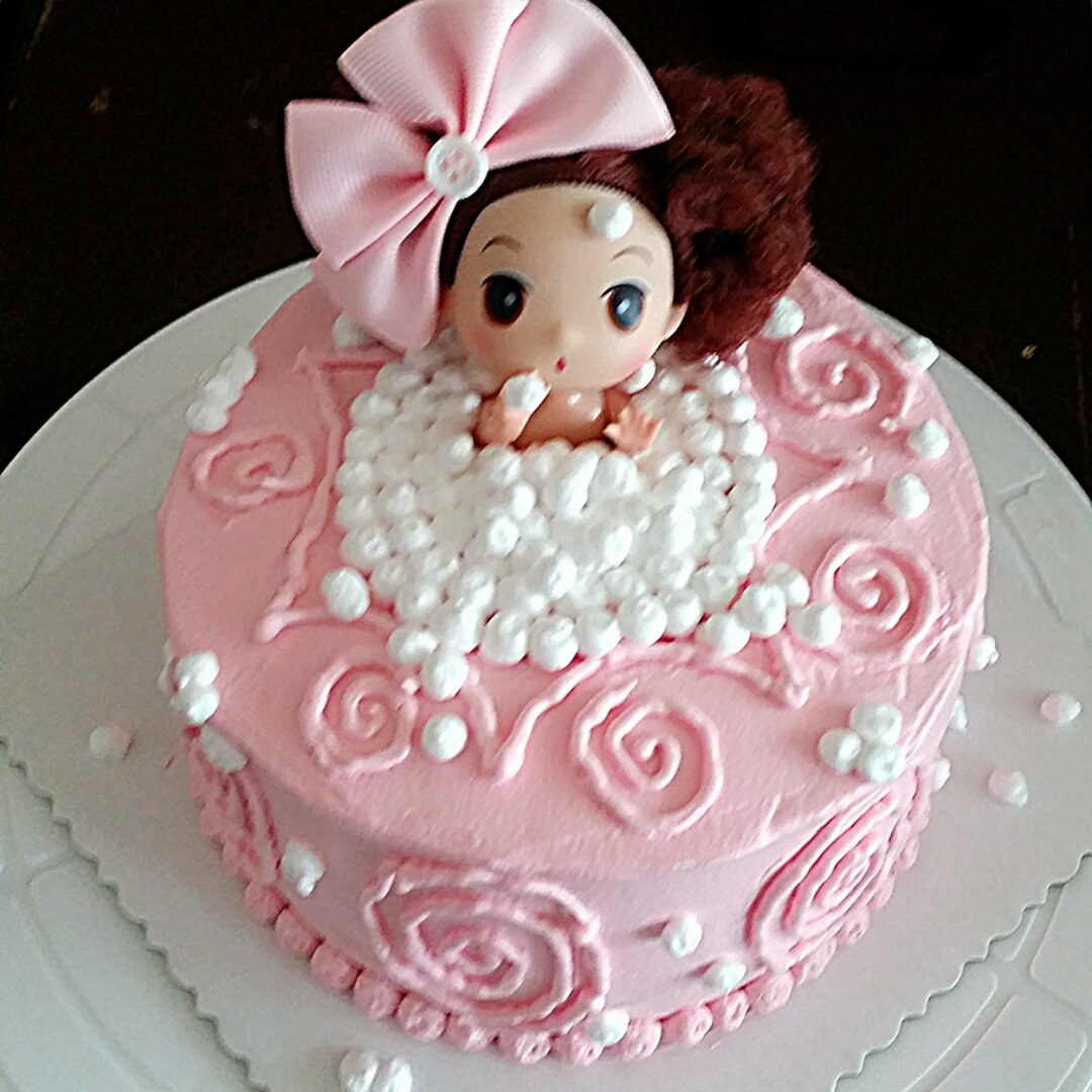 娃娃洗澡蛋糕