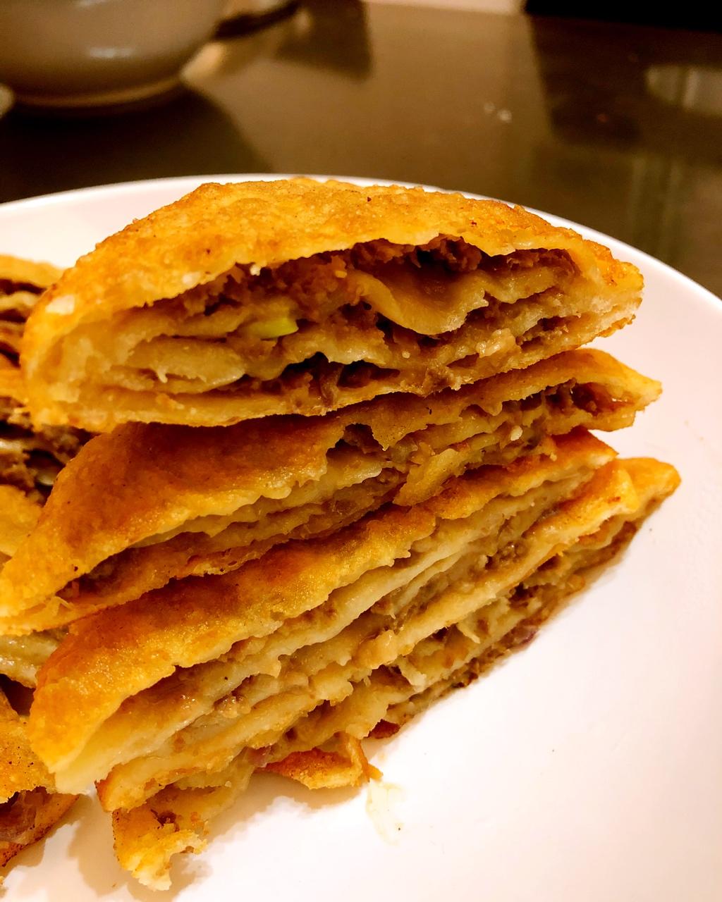 千层肉饼