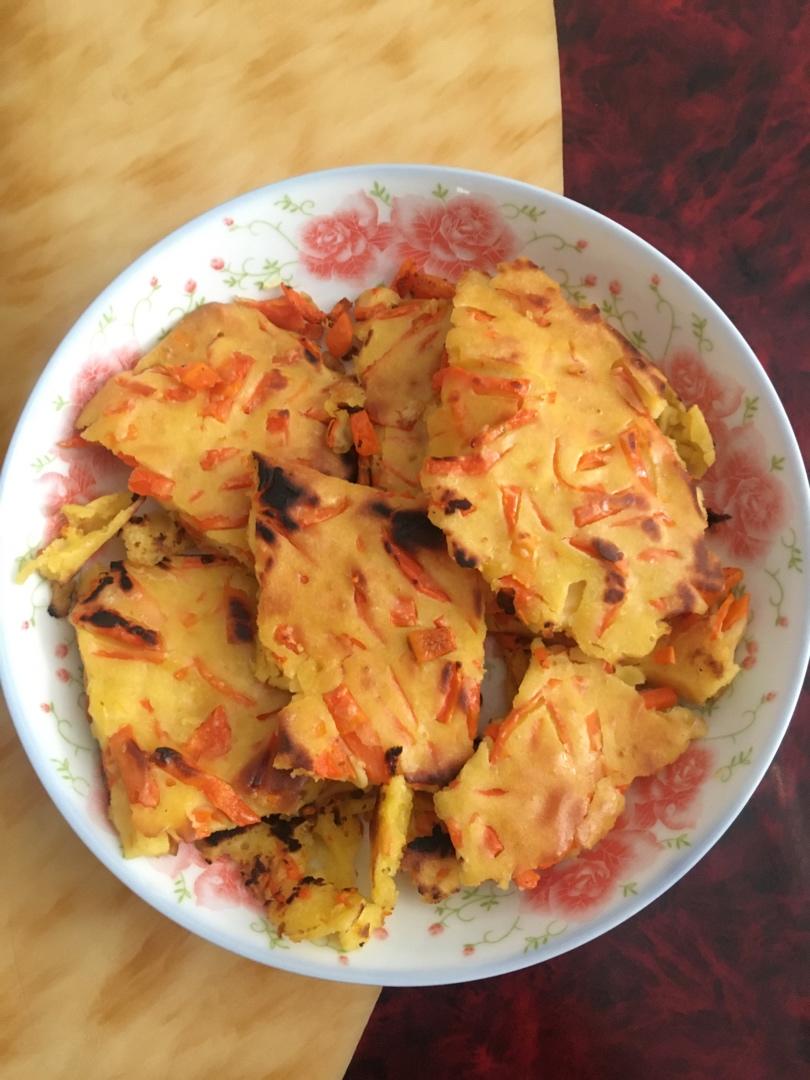 胡萝卜鸡蛋饼