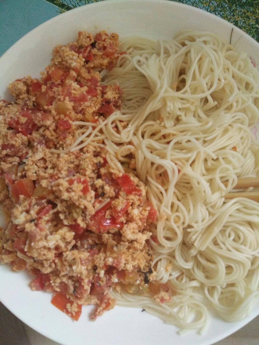 西红柿鸡蛋打卤面