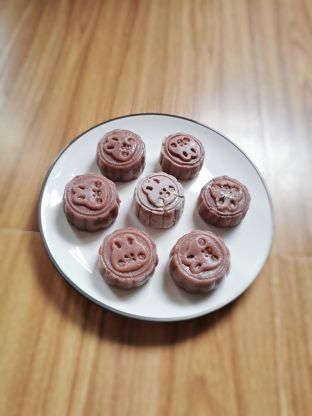 🔥月饼‼️无烤箱也能做💯芋泥奶酪月饼