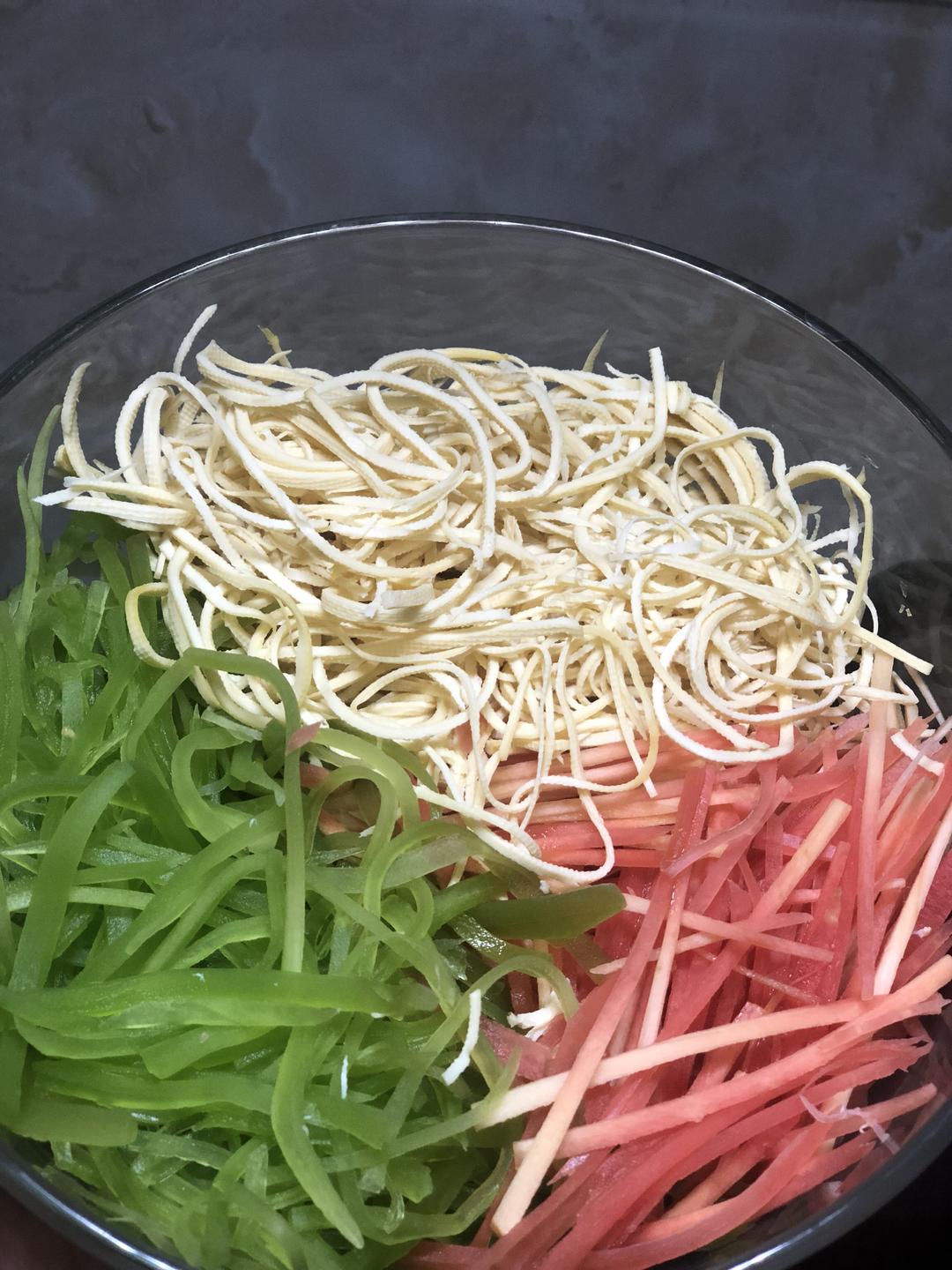 三步搞定凉拌三丝