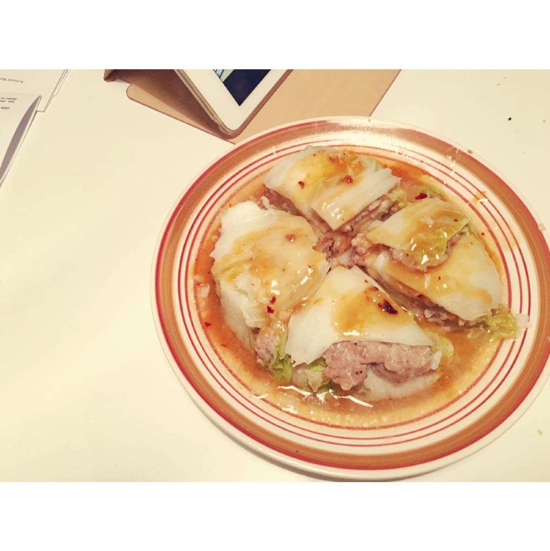 千层肉末白菜叠