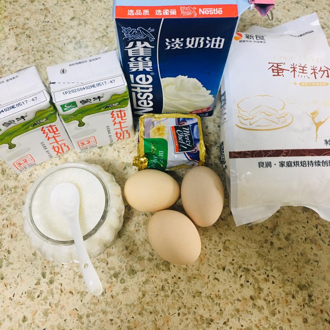纯奶手撕吐司的做法 步骤1