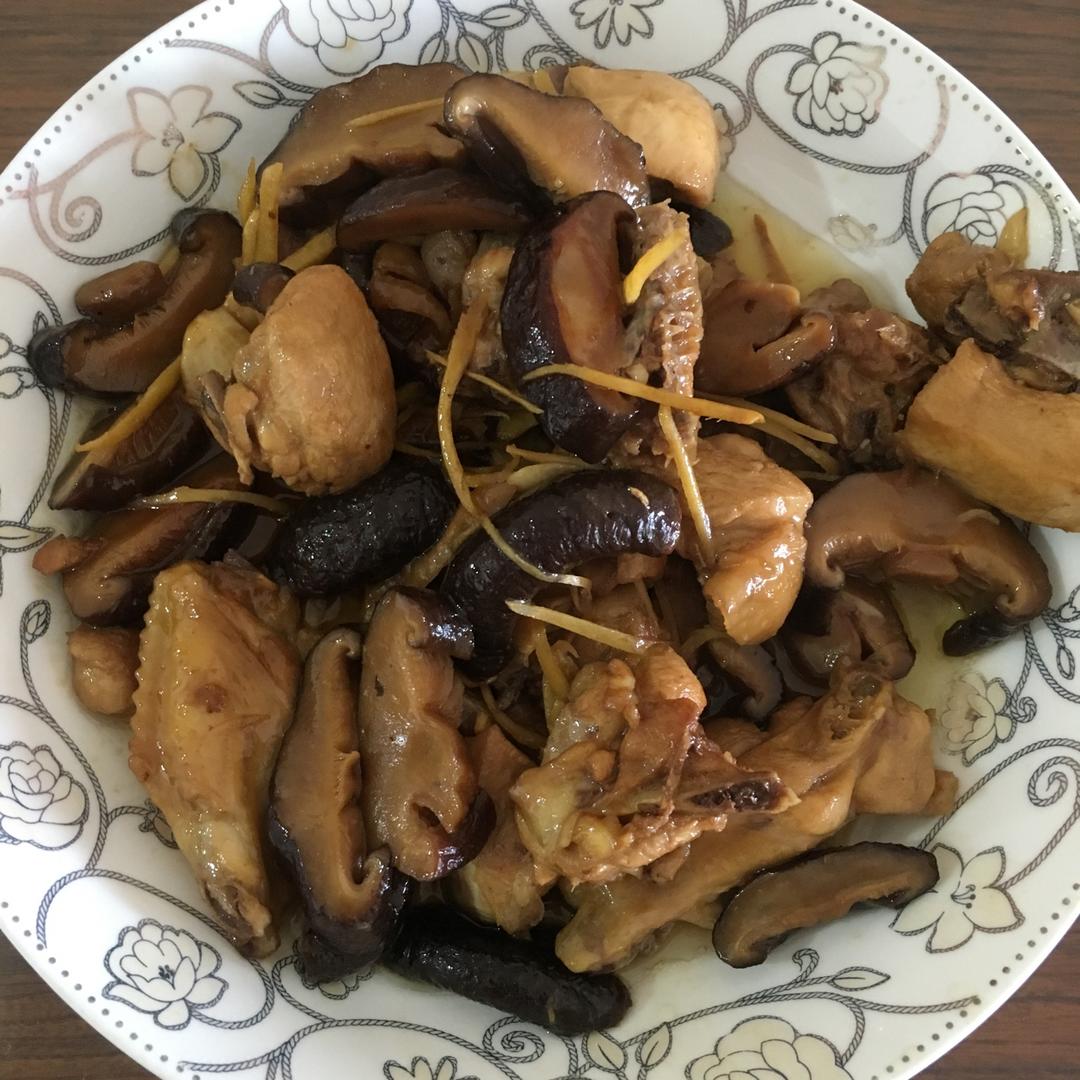 香菇焖鸡