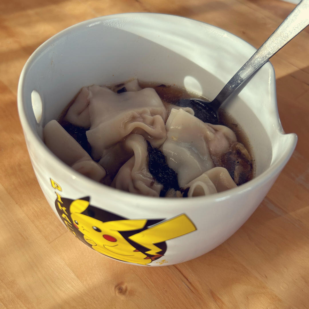 鲜肉馄饨 馄饨皮 馄饨汤底（附6种包法）