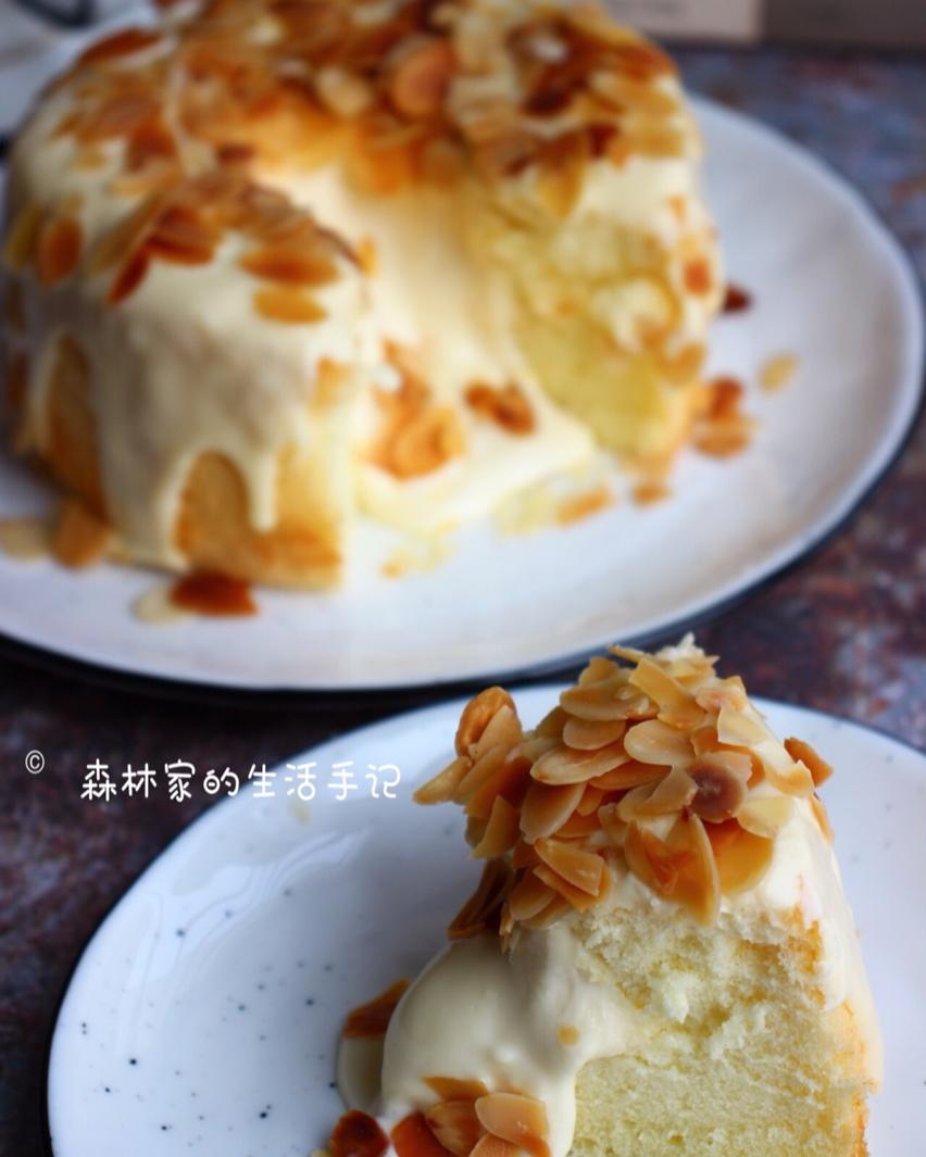 自制网红爆浆奶盖蛋糕🎂超美味的冰淇淋口感蛋糕