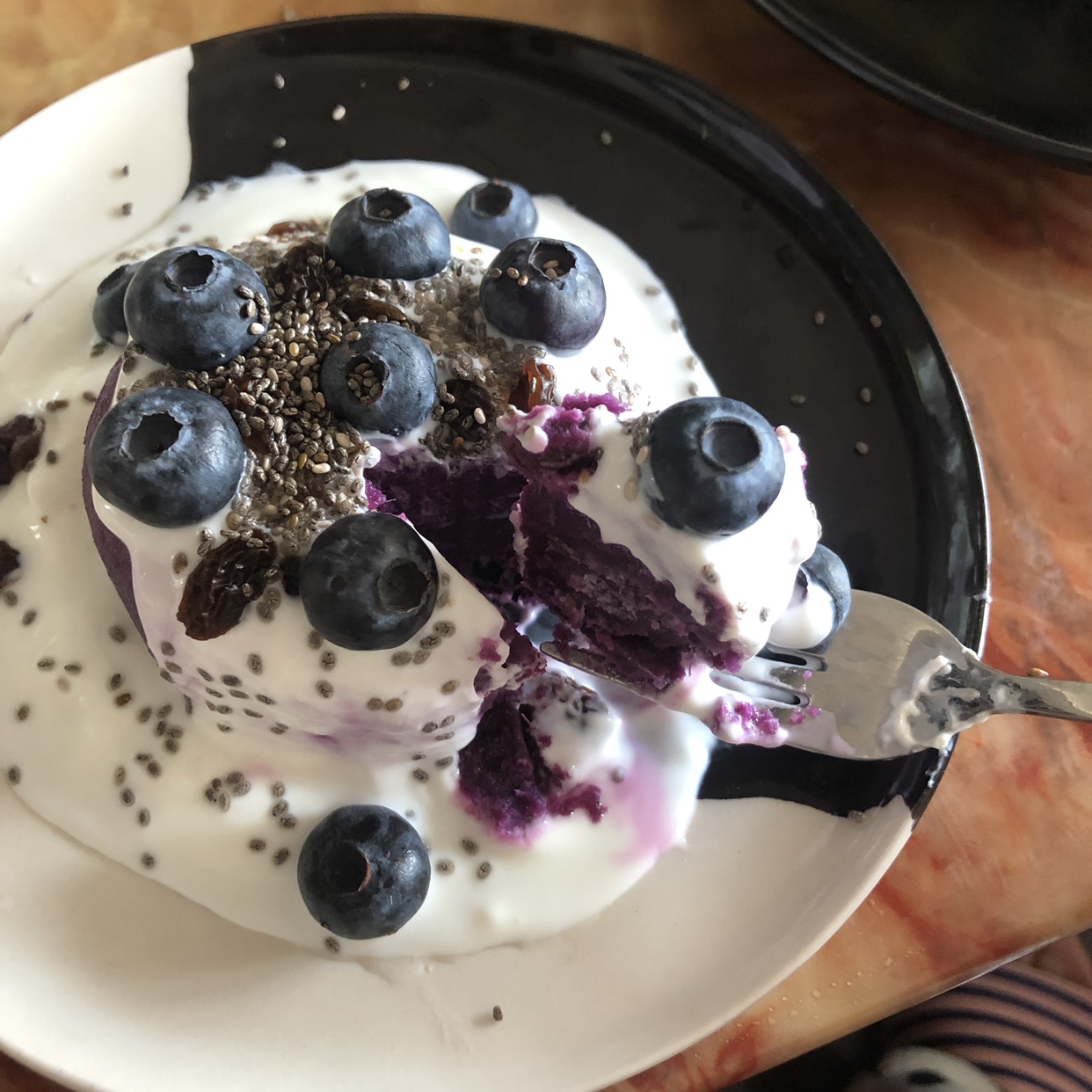 💜紫薯酸奶蛋糕💜的做法 步骤6