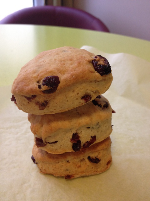 无蛋奶版蔓越莓司康