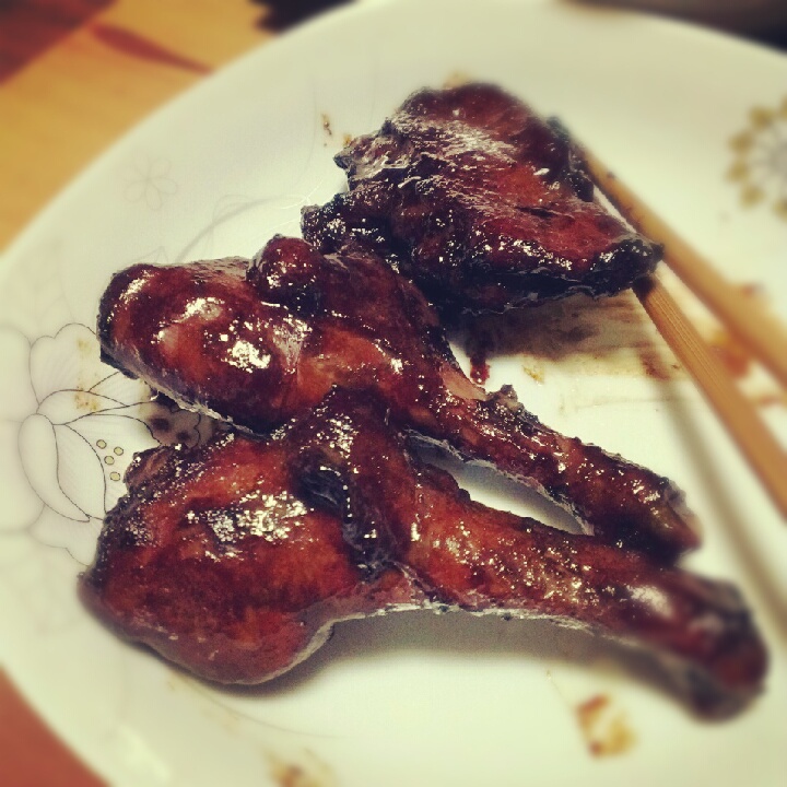 蜜汁烤鸭腿
