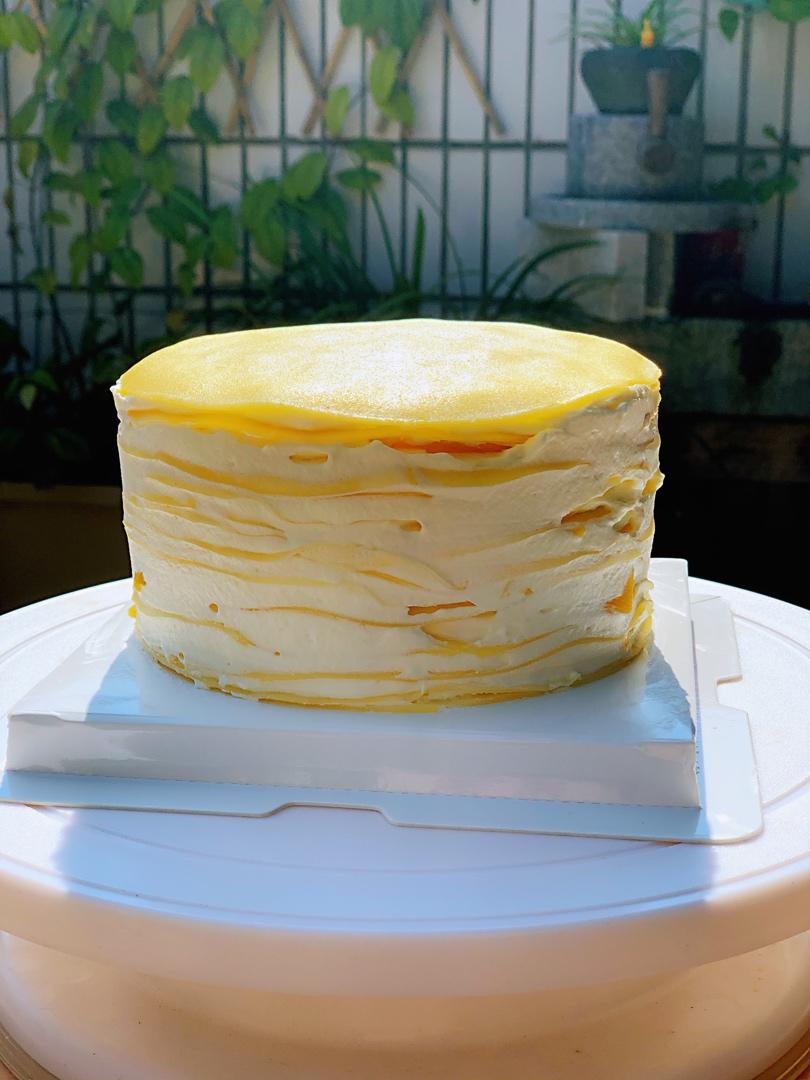 芒果千层蛋糕，100%成功告别煎皮无能