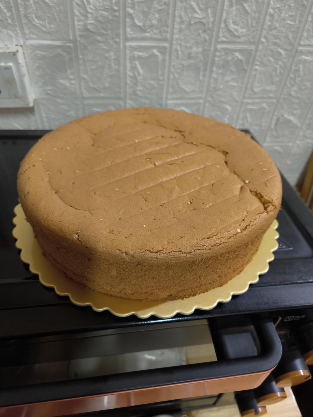 10寸原味戚风蛋糕