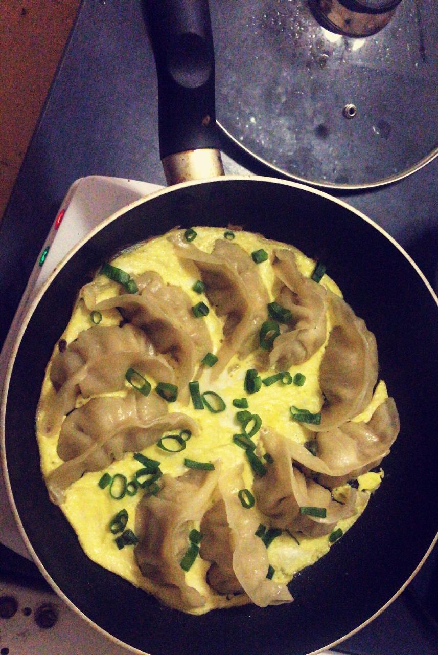 懒人快手抱蛋煎饺