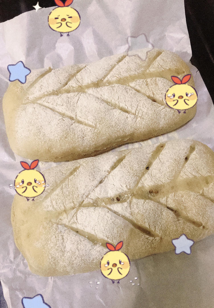 免揉全麦面包〔无糖无油〕