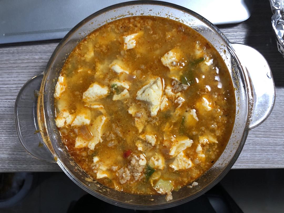 超级下饭的韩式嫩豆腐辣汤