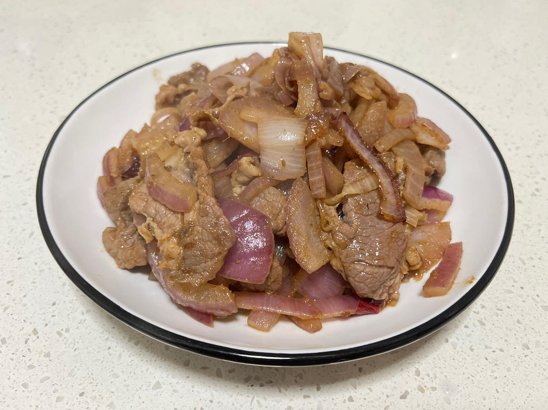 洋葱孜然羊肉片