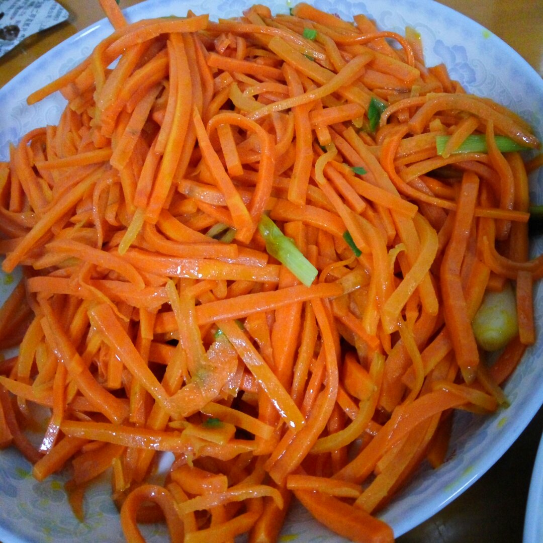 清炒胡萝卜
