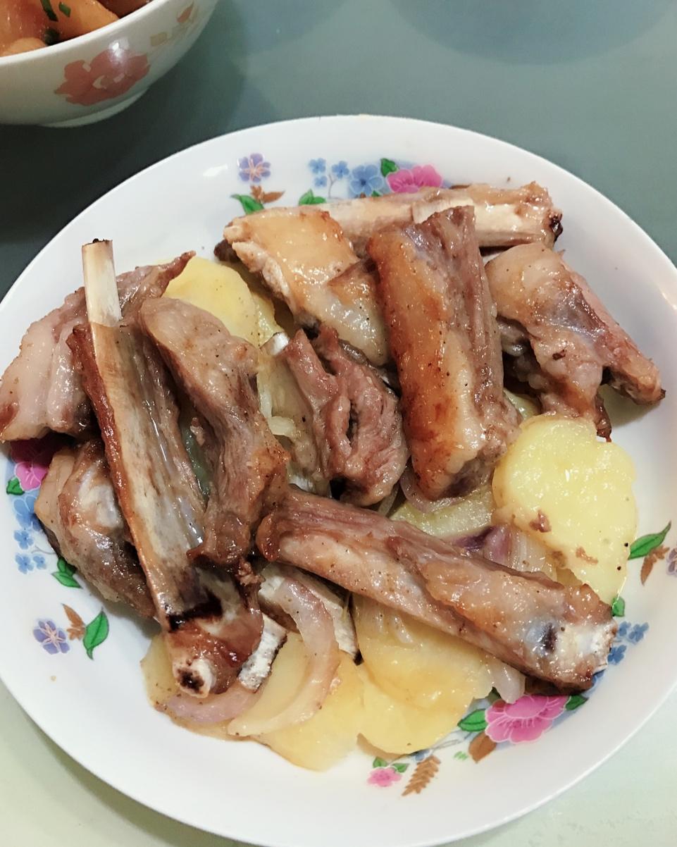 烤箱烤羊排