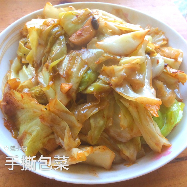 手撕包菜的入味烧法