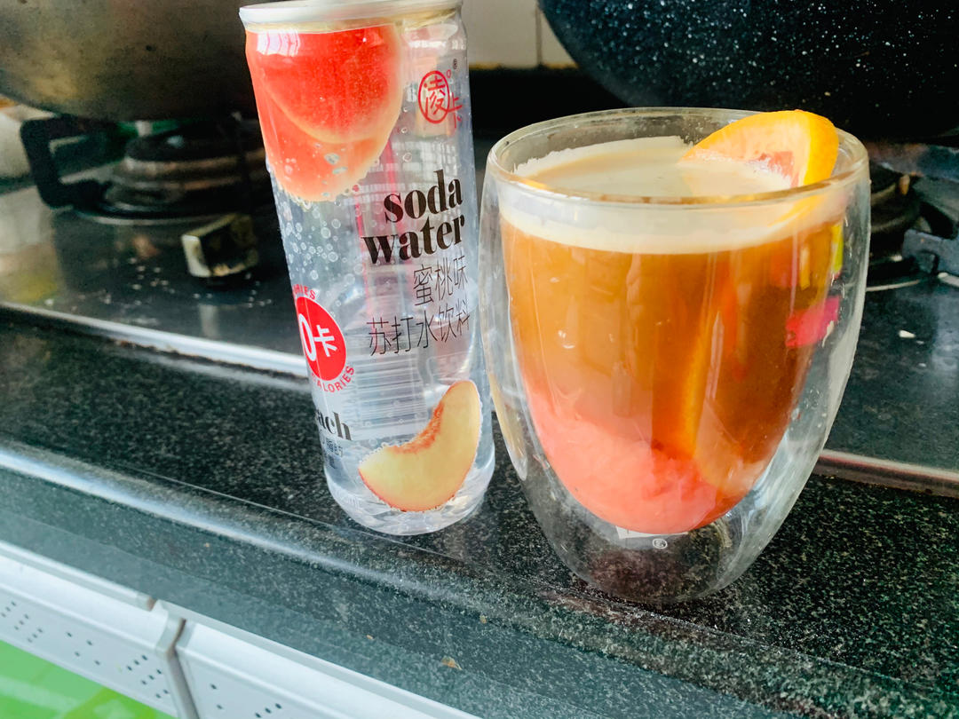 西柚气泡美式