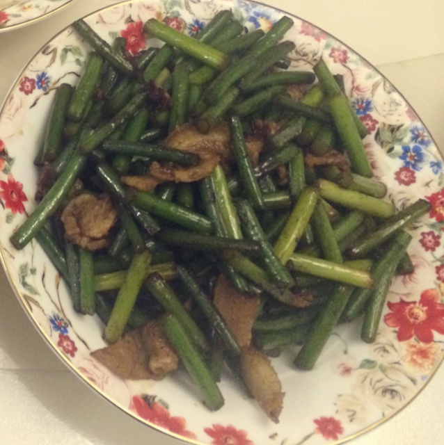 蒜薹炒肉丝