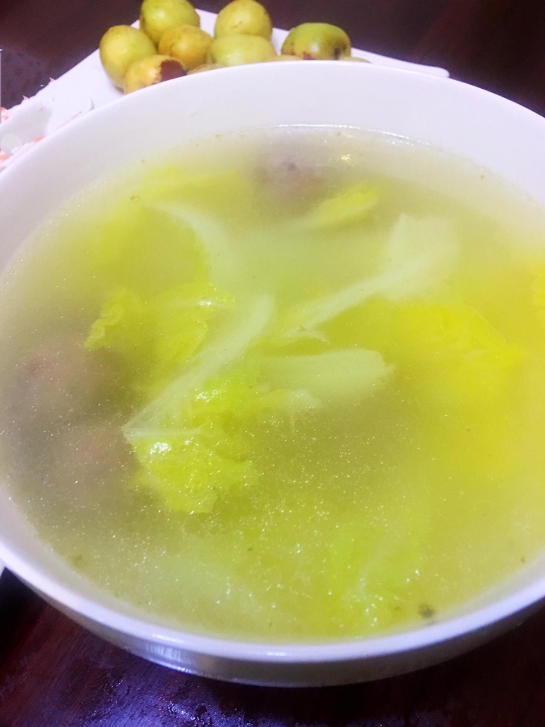 早餐-超级鲜超级懒的白菜肉丸汤