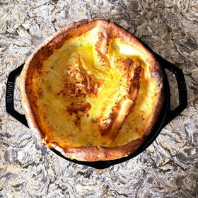 香橙可可烤松饼Dutch Baby（椰油版）