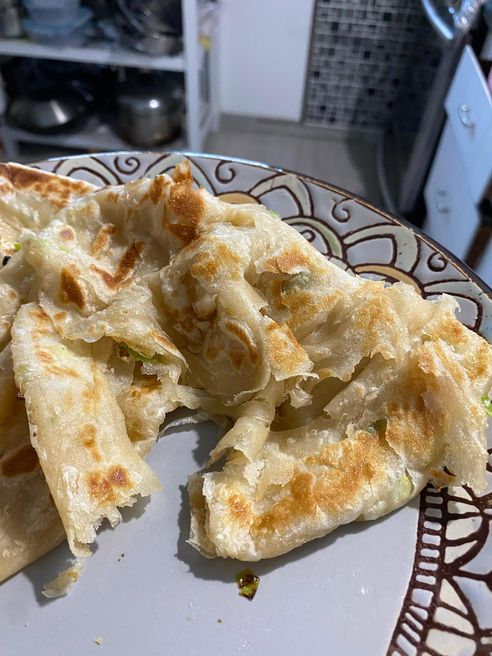 酥酥香香的葱油饼